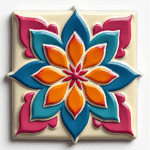 Cultural Motifs & Traditional Art  - Magnet v8